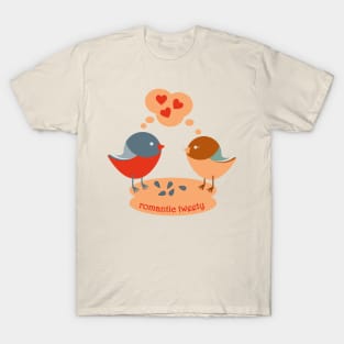 Two birds couple in Valentines Day T-Shirt